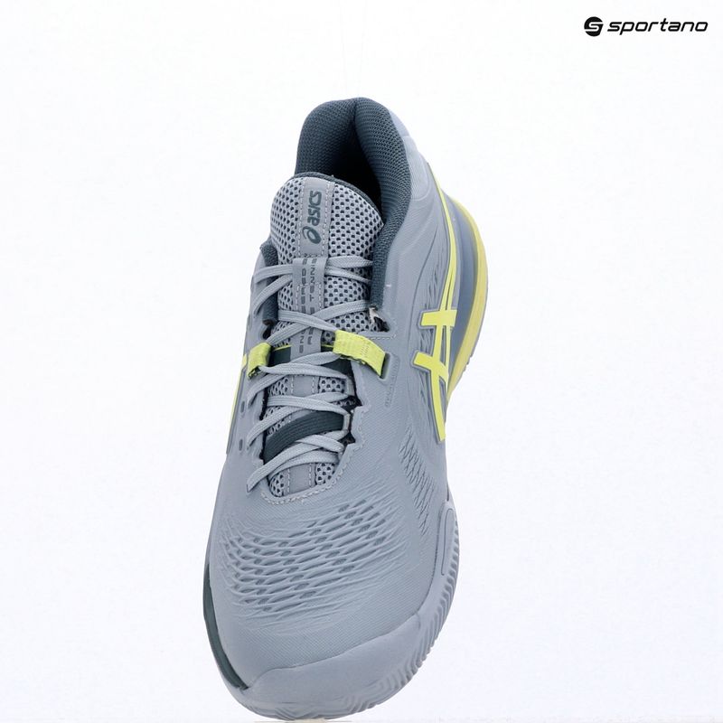 Buty do tenisa męskie ASICS Gel-Resolution X Clay grey blue/pistachio 9