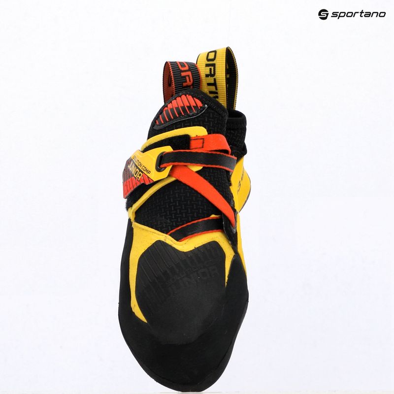 Buty wspinaczkowe dziecięce La Sportiva Solution Comp yellow/black 8