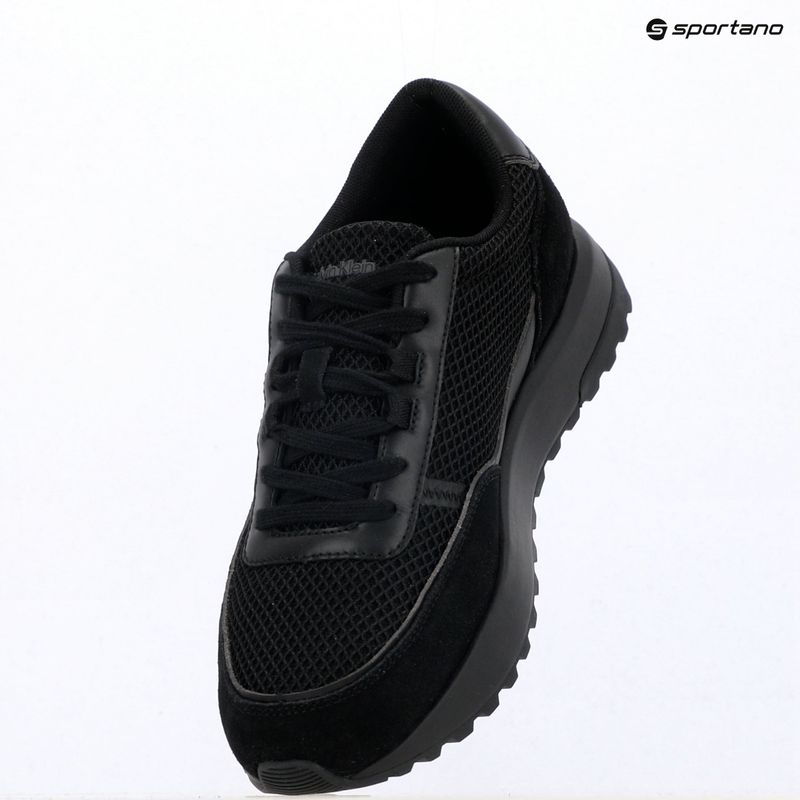 Buty męskie Calvin Klein HM0HM02215 City Runner Laceup Nylon Recycled Suede triple black 9