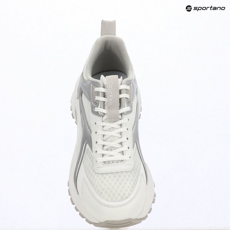 Buty męskie Calvin Klein HM0HM02341 Hike Runner Stripe Met Mix bright white/silver/light grey 9