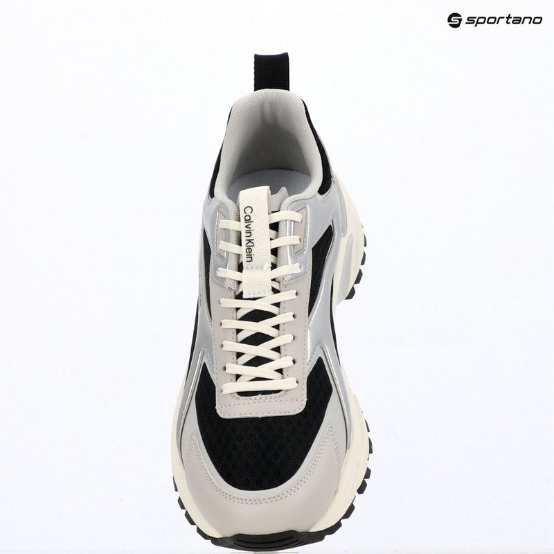 Buty męskie Calvin Klein HM0HM02341 Hike Runner Stripe Met Mix black/silver/light grey 9