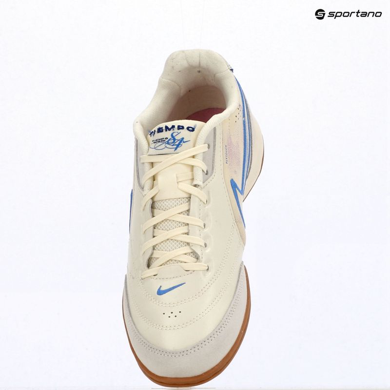 Buty piłkarskie męskie Nike Tiempo Streetgato PRM IC coconut milk/gum med brown/blue crystal 11