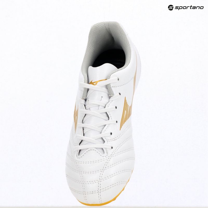 Buty piłkarskie dziecięce Mizuno Monarcida Neo III Select AG white/mp gold 11
