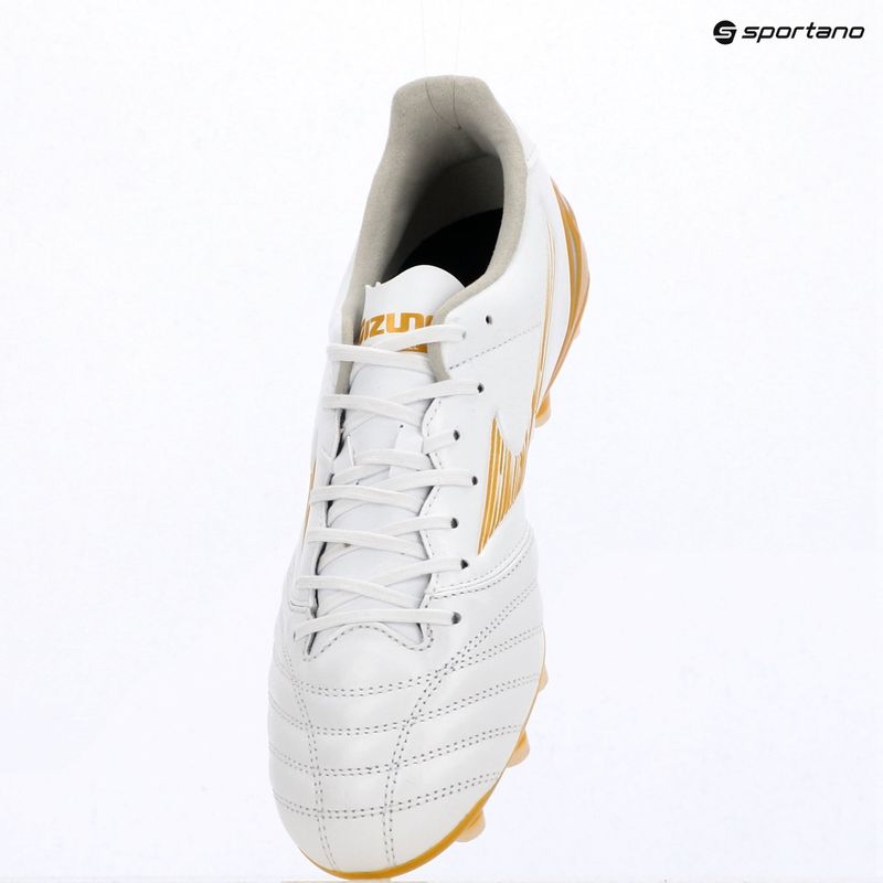 Buty piłkarskie Mizuno Morelia Neo IV Pro FG white/mp gold/cool gray 3c 12