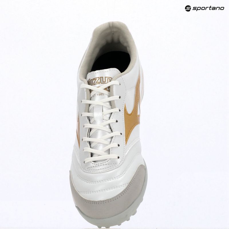 Buty piłkarskie Mizuno Morelia Sala Pro TF white/football gold/galaxy silver 15