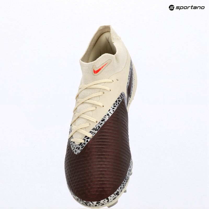 Buty piłkarskie męskie Nike United Phantom 6 High Academy MG burgundy crush/fossil/university red 9
