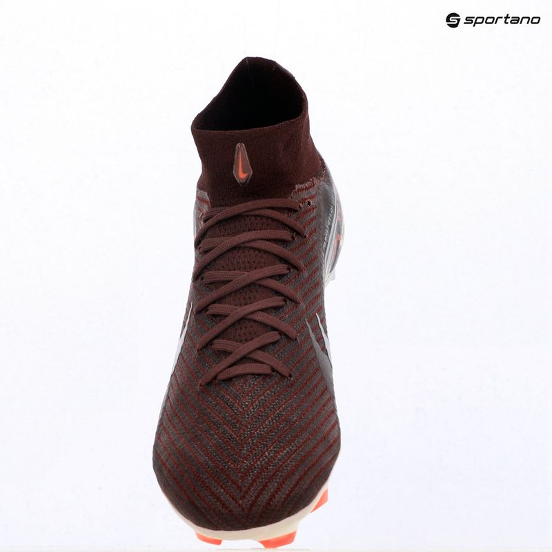 Buty piłkarskie męskie Nike United Superfly 10 Elite burgundy crush/university red/fossil/metal silver 10
