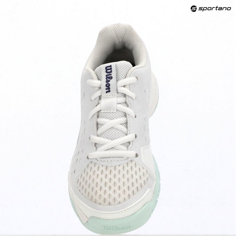 Buty do tenisa dzecięce Wilson Rush Pro Ace L Jr white/bay/skip blue 9
