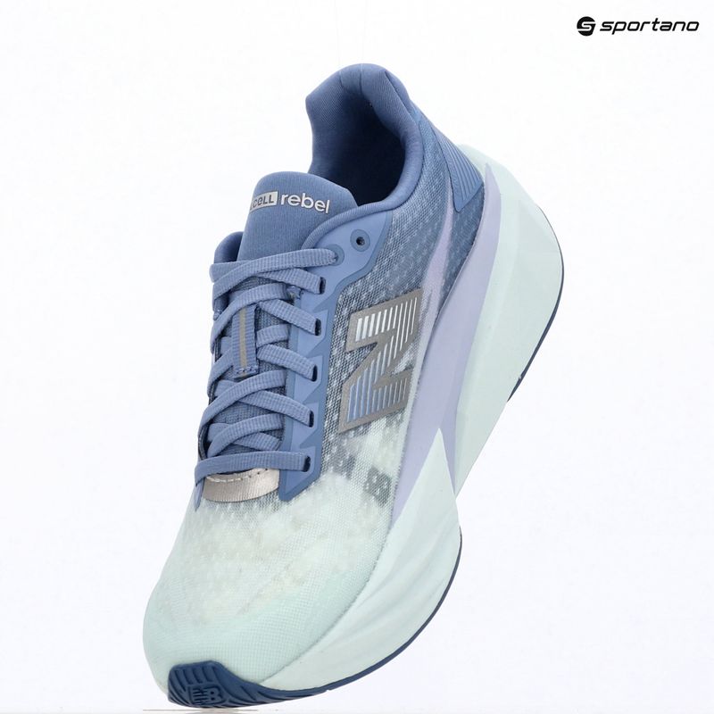 Buty do biegania damskie New Balance FuelCell Rebel V5 fairweather blue/glint blue 18