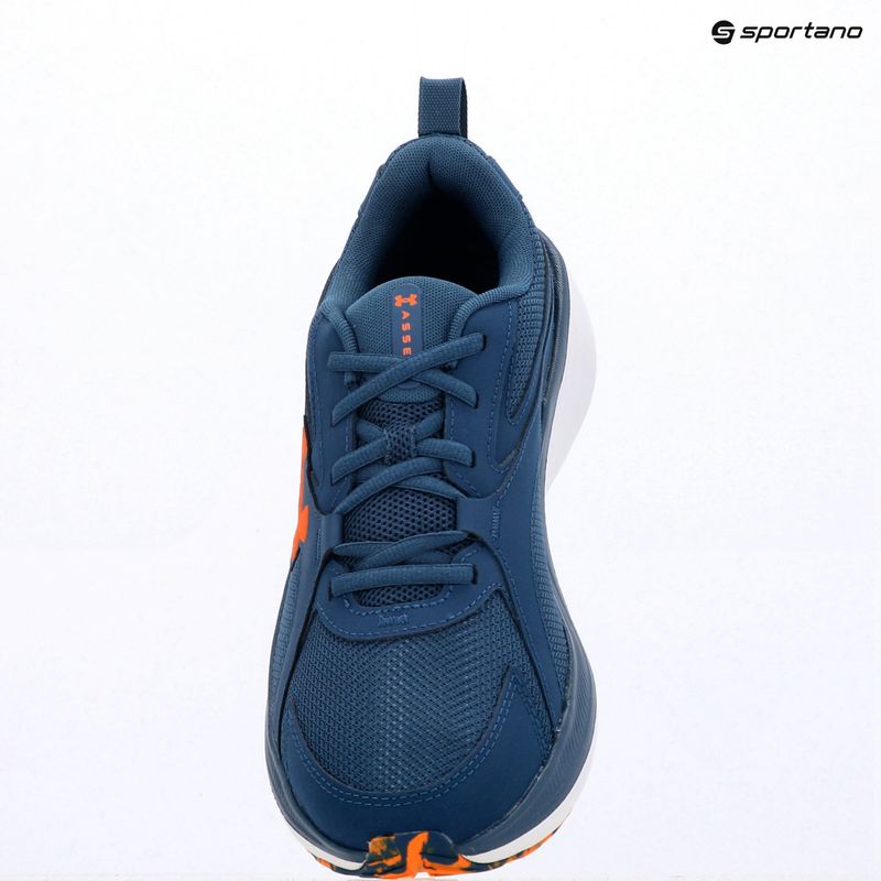 Buty do biegania męskie Under Armour Assert 11 wham blue/hyper green/white 10