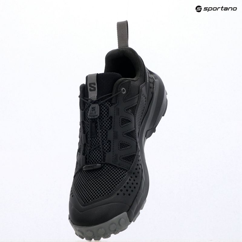 Buty turystyczne męskie Salomon Techamphibian 5 black/black/castlerock 10