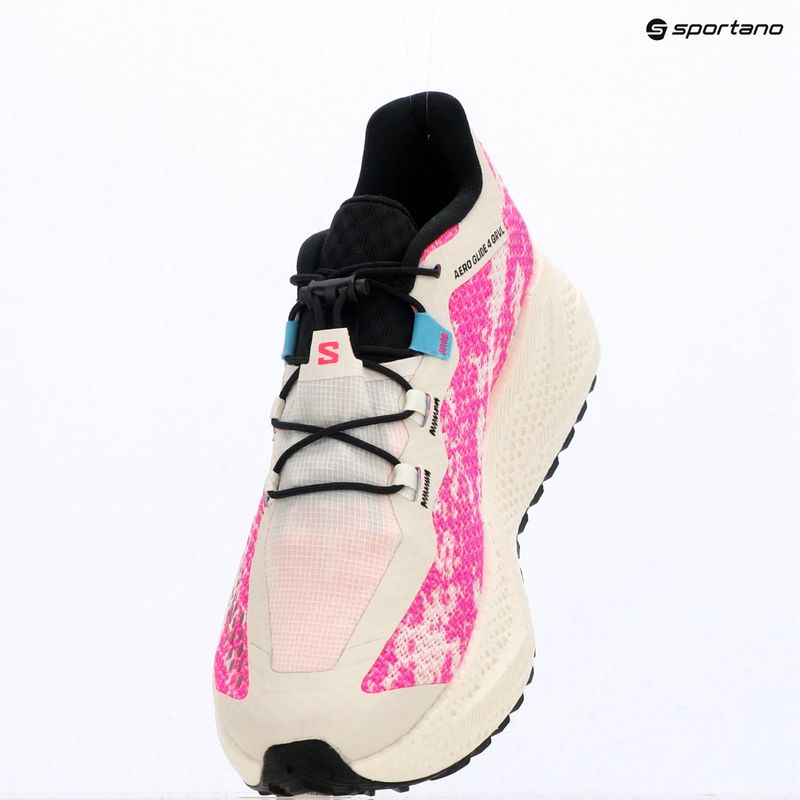 Buty do biegania męskie Salomon Aero Glide 4 GRVL vanilla ice/knockout pink/black 10