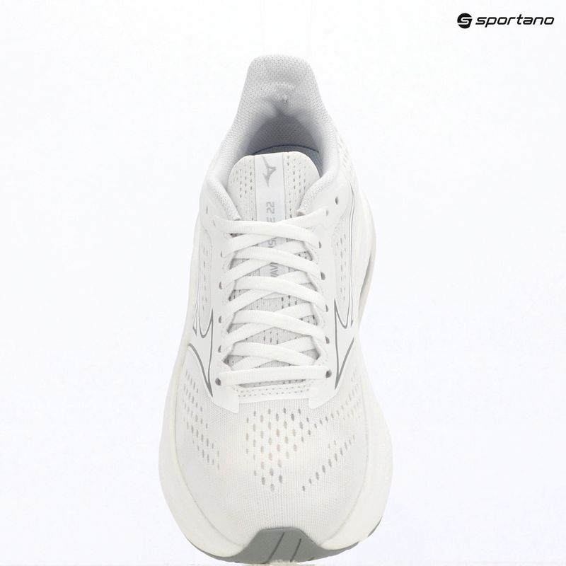 Buty do biegania damskie Mizuno Wave Inspire 22 white/white/harbor mist 9