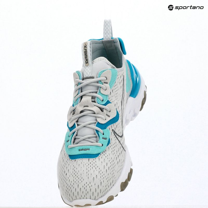 Buty męskie Nike React Vision pure platinum/aquamarine/smoke grey 14