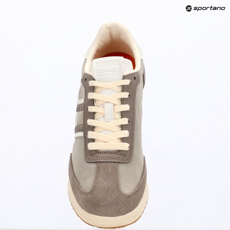 Buty męskie Tommy Jeans Retro Runner Cleated Mix porcini taupe 9