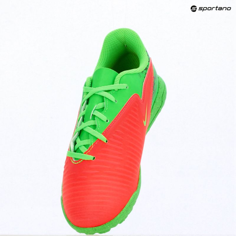 Buty piłkarskie dziecięce Nike Jr. Phantom 6 Club Erling Haaland TF hot punch/green strike/black 14