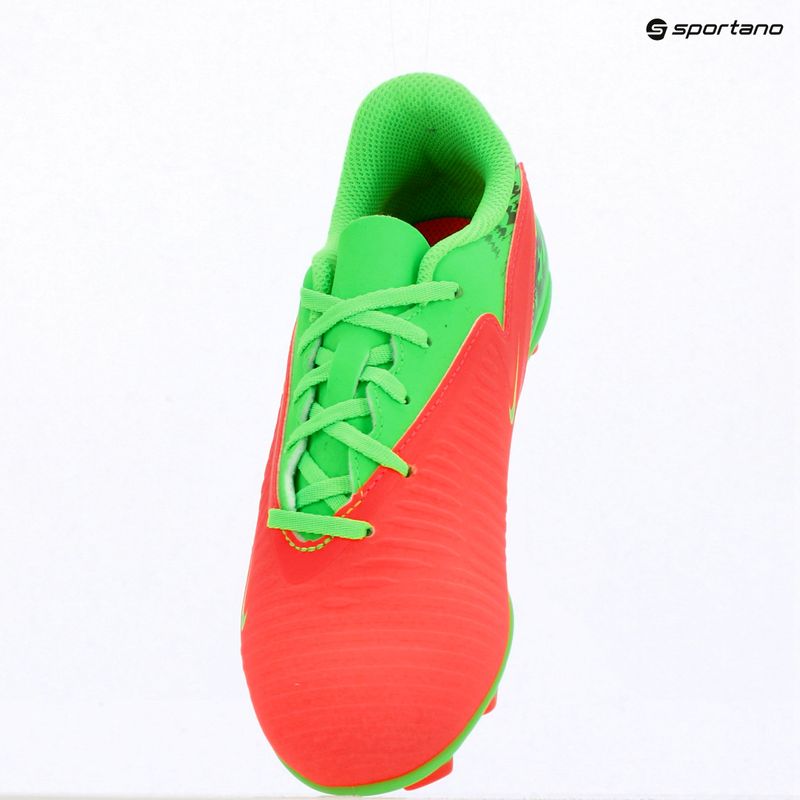 Buty piłkarskie dziecięce Nike Jr. Phantom 6 Club Erling Haaland MG hot punch/green strike/black 15