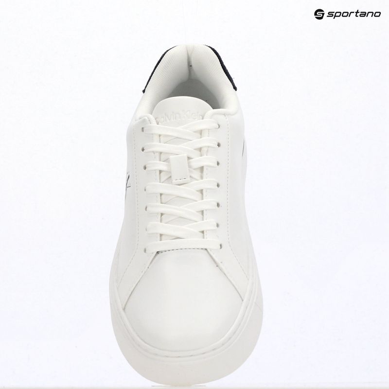 Buty męskie Calvin Klein YM0YM01435 Classic Cupsole Laceup Leather bright white/navy 9
