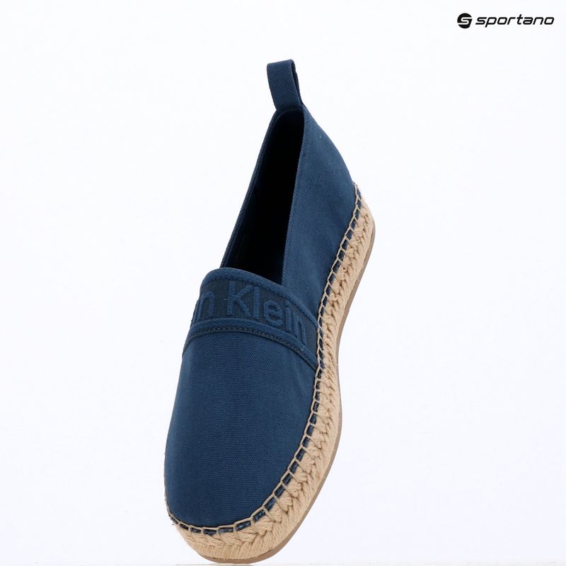 Espadryle damskie Calvin Klein HW0HW02934 Oblique Webbing key largo 9