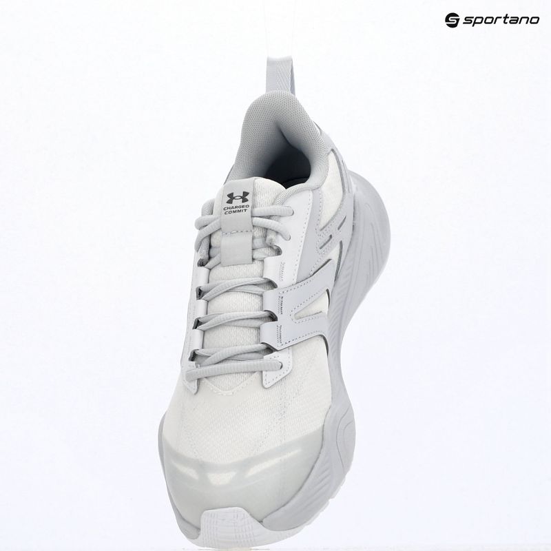 Buty treningowe męskie Under Armour Charged Commit TR 5 white/halo gray/castlerock 9