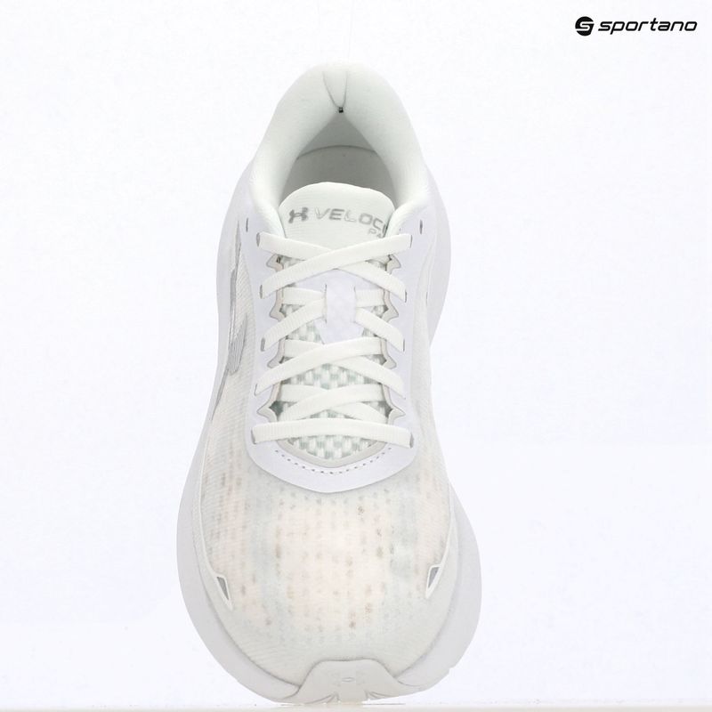Buty do biegania damskie Under Armour Velociti Pace white/black/distant gray 11