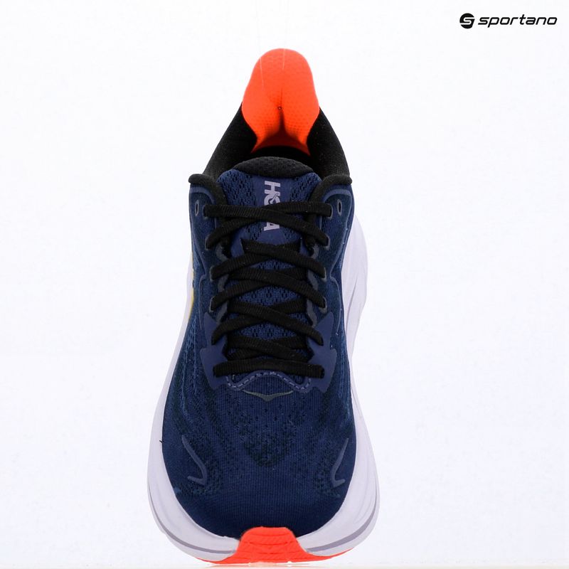 Buty do biegania damskie HOKA Clifton 10 midnight blue/starlight glow 18