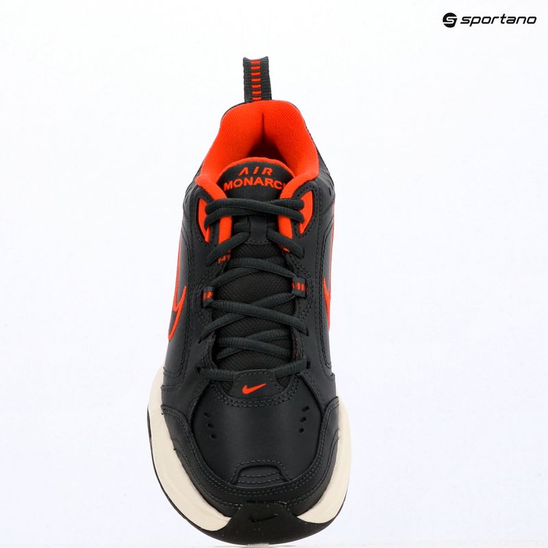 Buty treningowe męskie Nike Air Monarch IV dark smoke grey/picante red/black 13