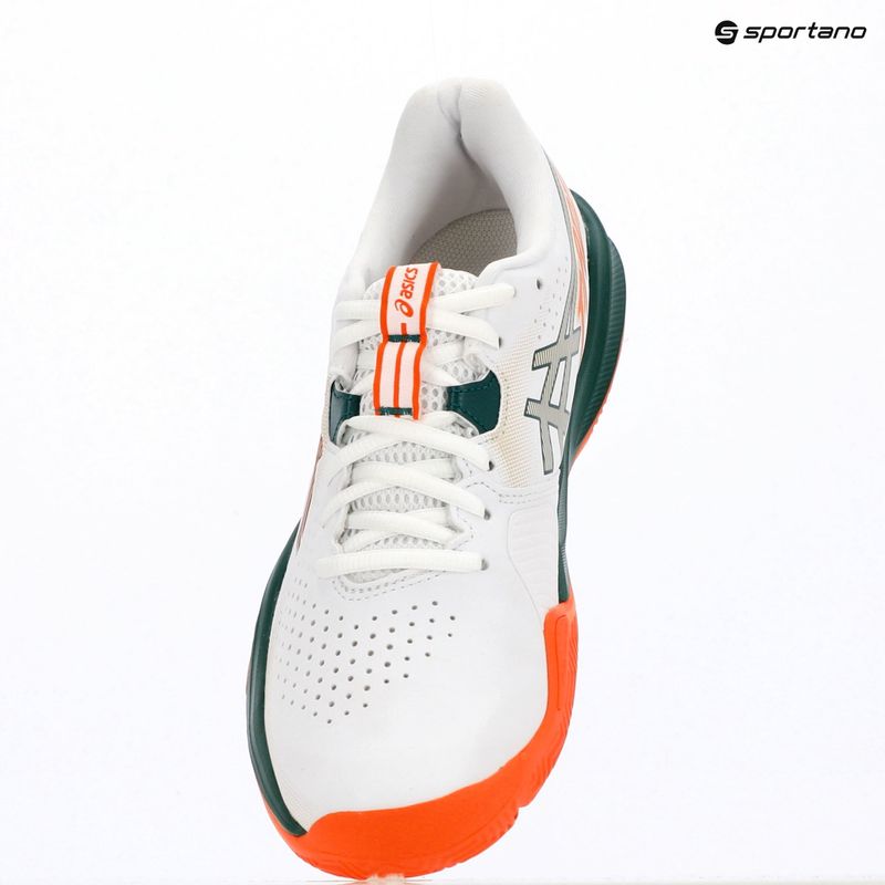 Buty do padla męskie ASICS Gel-Challenger 15 Padel white/energy orange 9
