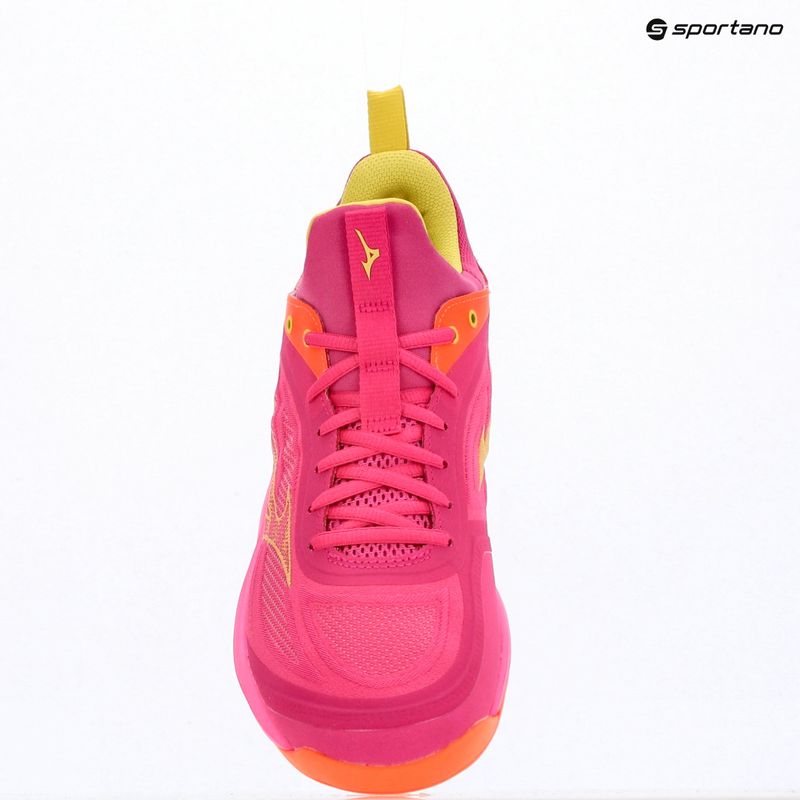 Buty do siatkówki Mizuno Wave Luminous 3 mugen pink tetra/fortune yellow/ligh 15