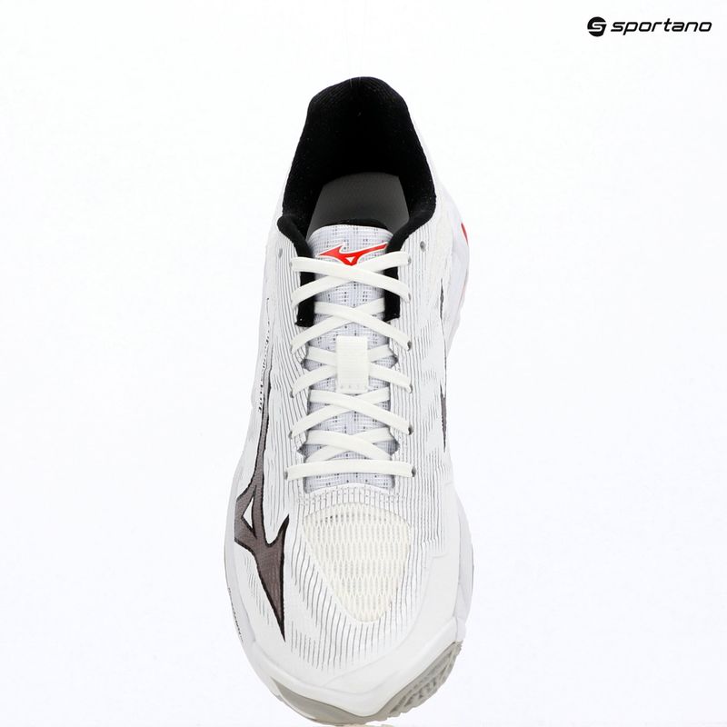 Buty do siatkówki Mizuno Wave Lightning Elite white/black/fiery red 15