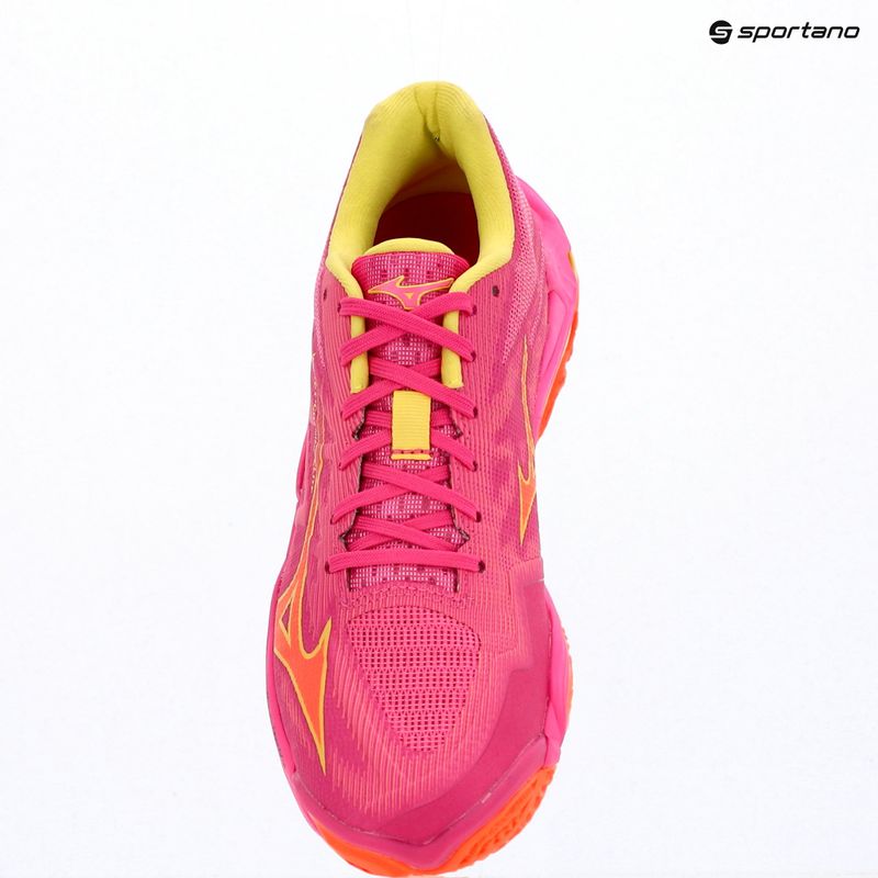 Buty do siatkówki Mizuno Wave Lightning Elite pink tetra/fortune yellow/ligh 15