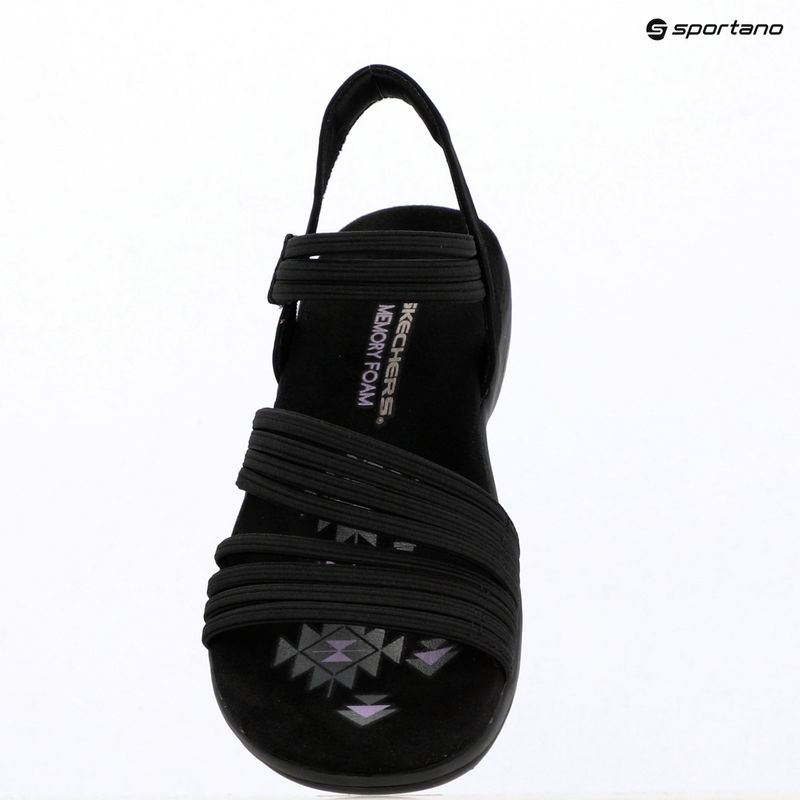 Sandały damskie SKECHERS Reggae Slim Coffee Run black 11