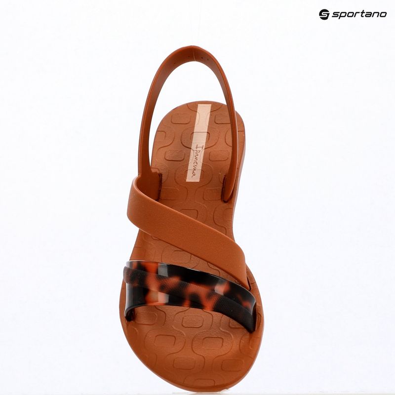 Sandały damskie Ipanema Vibrant Sand brown/turtle/beige 12
