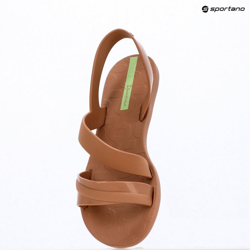 Sandały damskie Ipanema Vibrant Sand brown/brown/green 12
