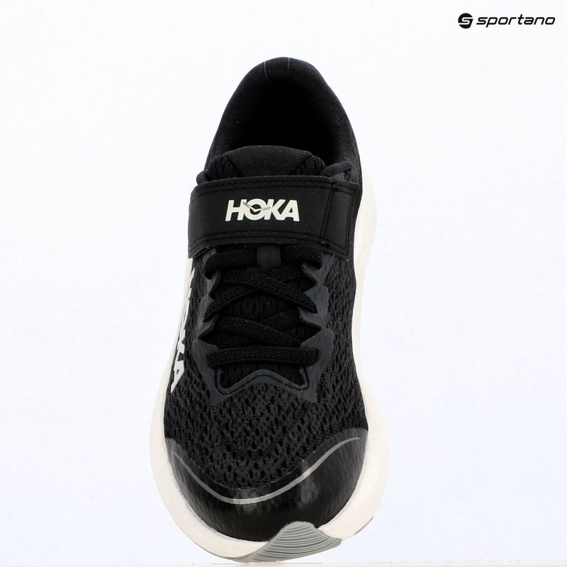 Buty do biegania dziecięce HOKA Rincon 4 Little Kids black/white 18
