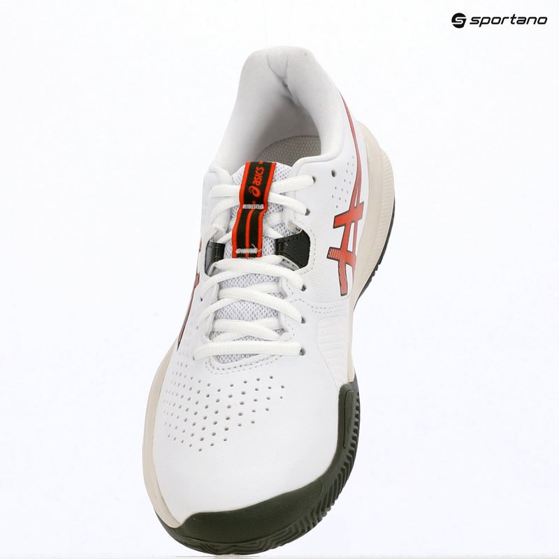 Buty do tenisa męskie ASICS Gel-Challenger 15 Clay white/cherry tomato 9