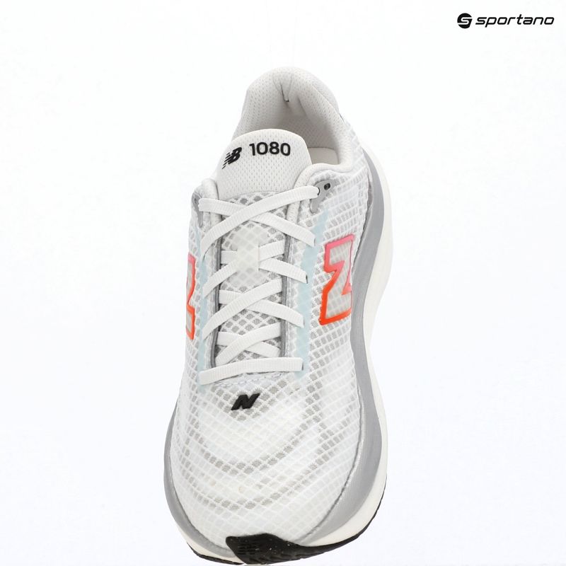 Buty do biegania damskie New Balance 1080's V15 103 white/pink heat/tangerine heat 13