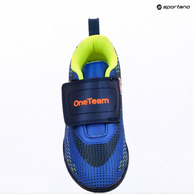 Buty piłkarskie dziecięce OneTeam Robero Junior TF granatowy/niebieski 9