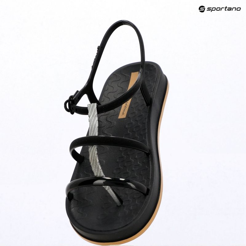 Sandały damskie Ipanema Drip Intense black/beige 12