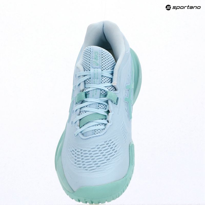 Buty do tenisa damskie ASICS Gel-Resolution X light blue/oasis green 9