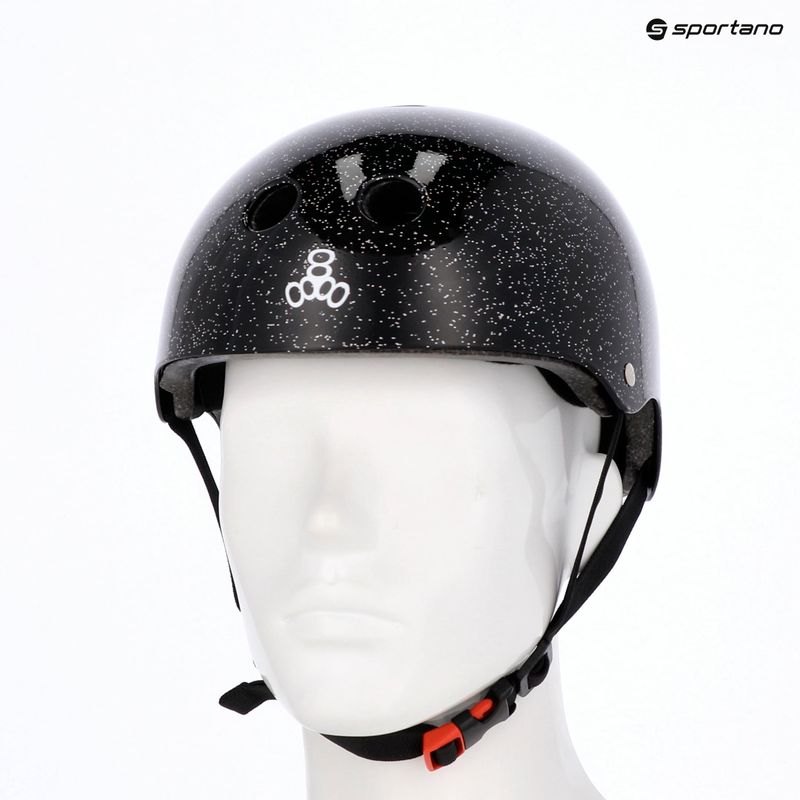 Kask Triple Eight The Certified Sweatsaver black glitter 5