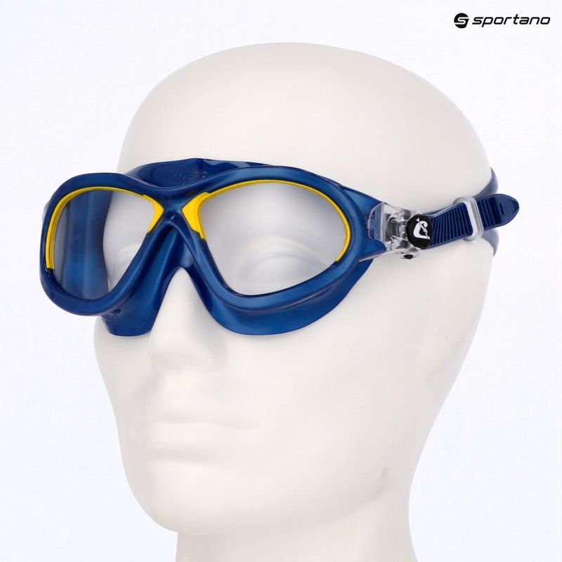 Maska do pływania dziecięca Cressi Mini Cobra blue/yellow 6