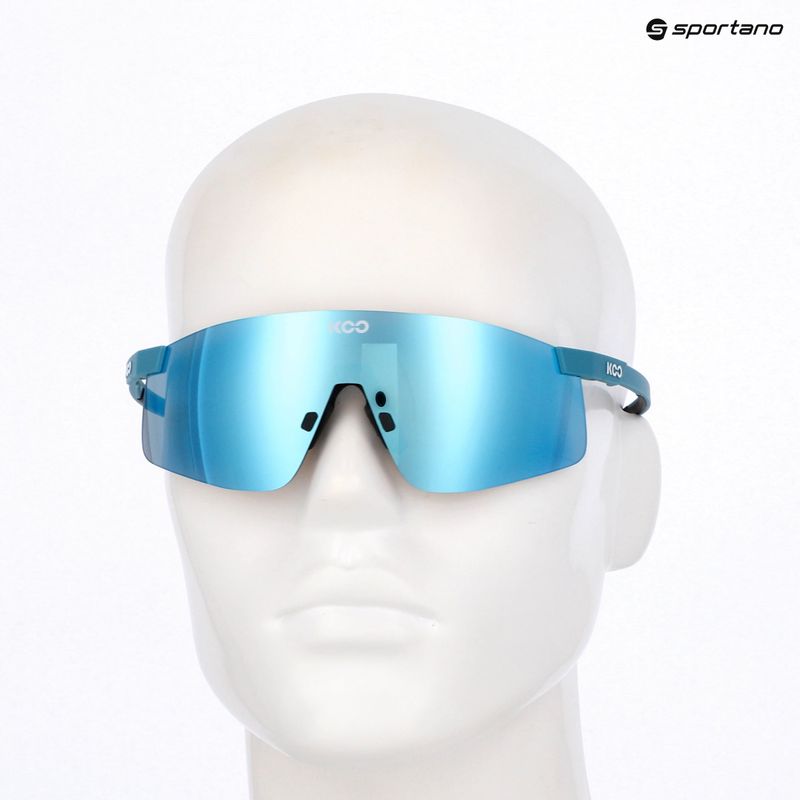 Okulary przeciwsłoneczne Koo Nova acqua matt/turquoise mirror 7