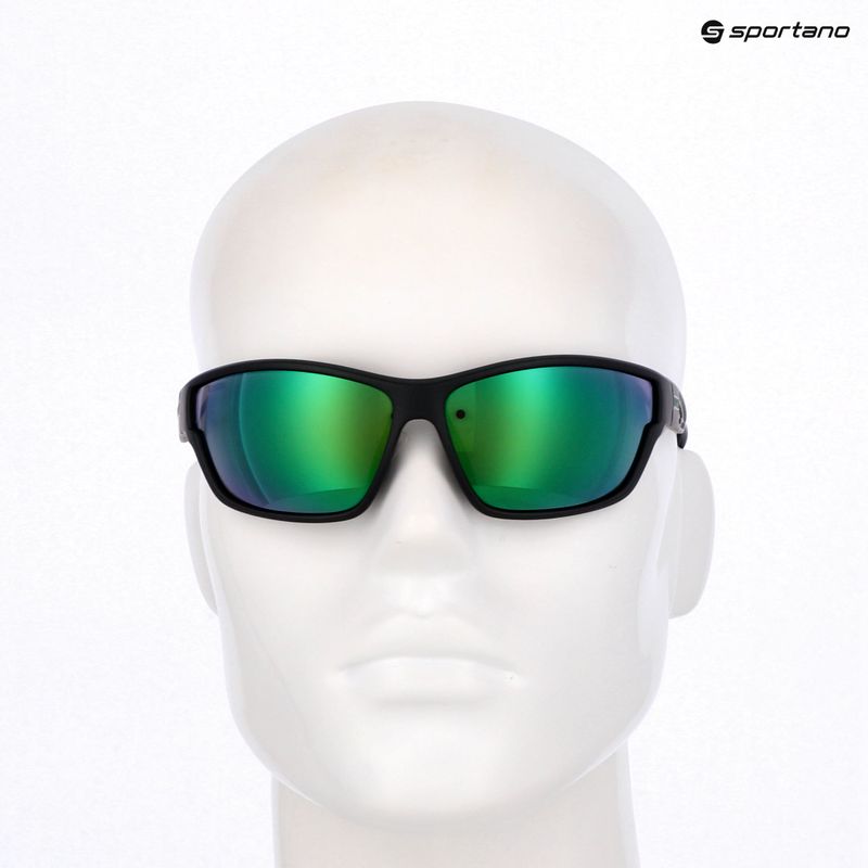 Okulary przeciwsłoneczne UVEX Sportstyle 806 black matt/mirror green 7