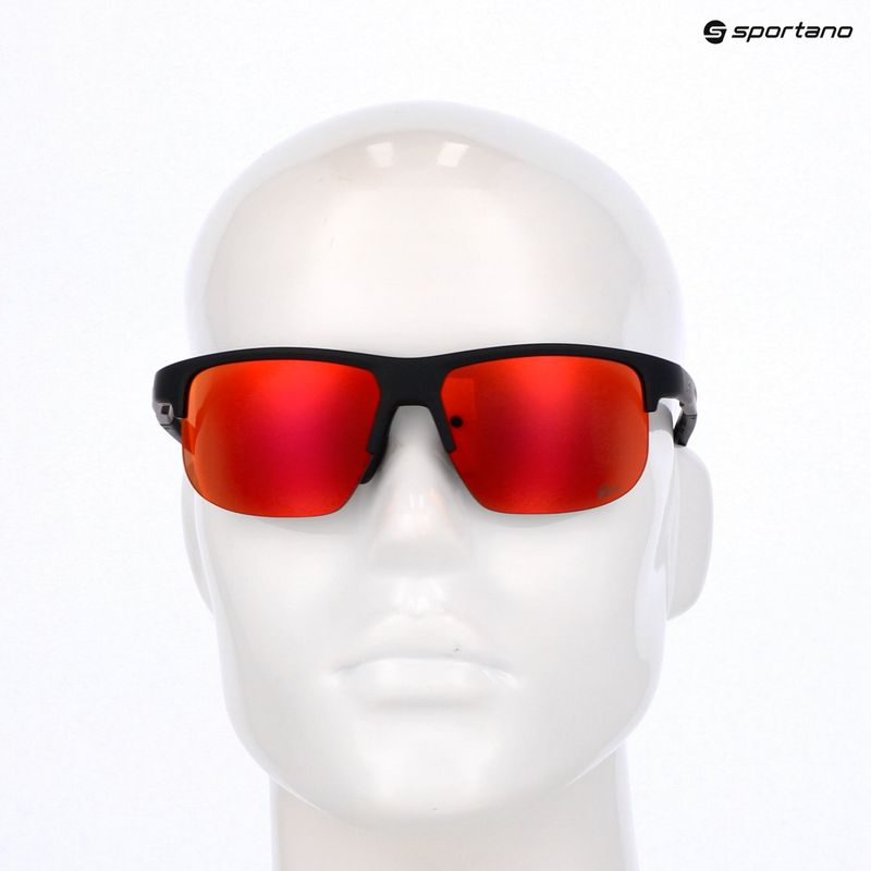 Okulary przeciwsłoneczne Alpina Eagle Q-Lite black matt/red mirror 7