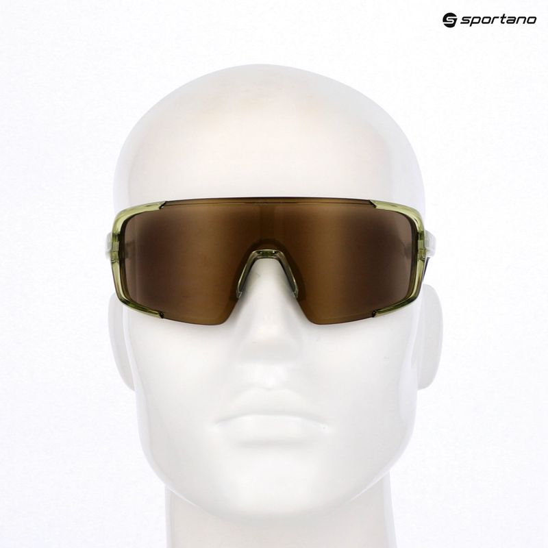 Okulary przeciwsłoneczne Alpina Lumin green transparent gloss/gold mirror 7