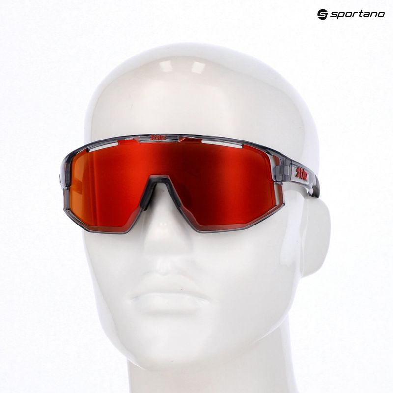 Okulary przeciwsłoneczne Bliz Vision transparent dark grey/brown red multi 7