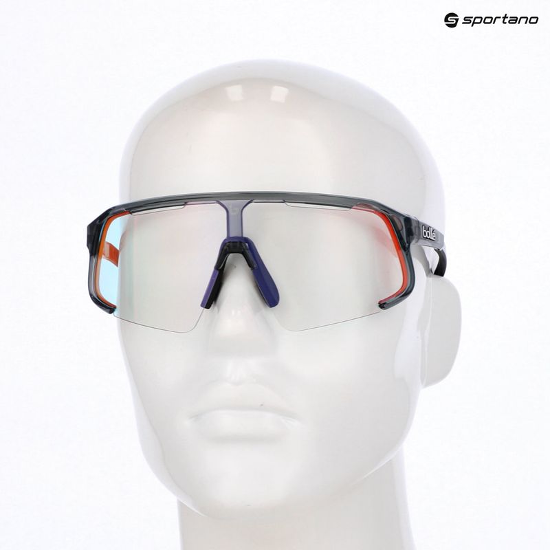 Okulary przeciwsłoneczne Bollé Speedchaser dark grey crystal/phantom clear lava photochromic 3