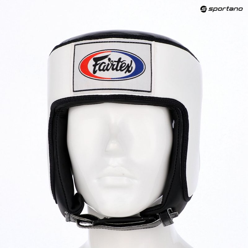 Kask bokserski Fairtex Muay Thai & Kickboxing Competition white 6