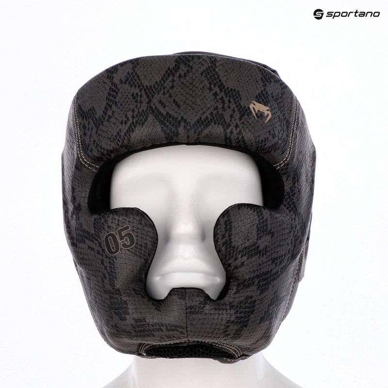 Kask bokserski Venum Impact Evo Scales dark grey 15